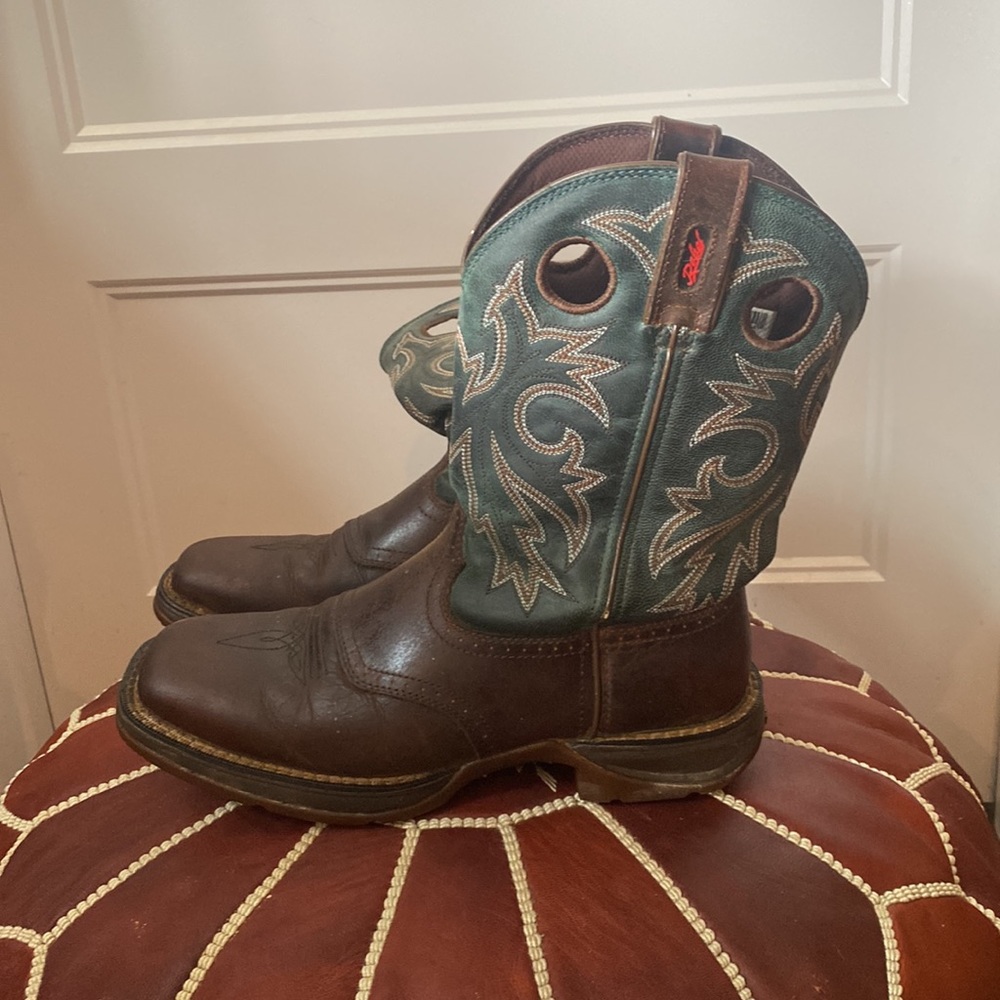 🎉 Durango Rebel Pull On Square Toe Cowboy Boot